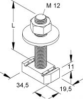 Hammerkopfschraube M12 HMZ M12/30 F