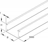 Kabelrinne RLU 110.300 F OV