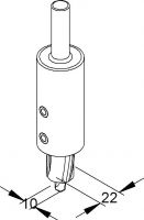 Stufenbohrer für Deckel W-SB 10.23