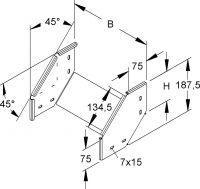 Universal-Fallstück RFDU 110.600-1.5S OV
