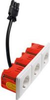 Dreifach Steckdose SCHUKO H 80.661367302GE30BW