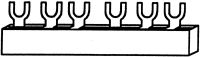 2217311 Verdrahtungsschiene 3pol.