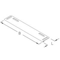 Kabelrinnen-Endblech REB 10S