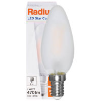 LED-Kerzenlampe E14 230V 4,0W 470lm matt