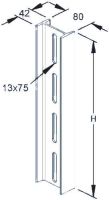 H-Stiel I80 ohne Kopfplat. 16A1-2000