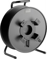 Stahlblech-Kabeltrommel HT480RM-sw-Klettband