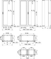 Edelstahlstandschrank 304L NSYSMX201040