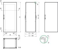 Elektronikschrank SF NSYSF20880E