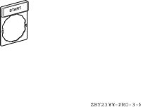 Schildträger 30x40mm ZBY2303