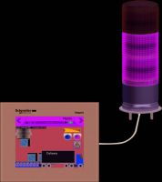 USB Leuchtsäule XVGU3SWV