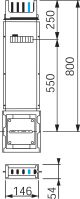 Verteilerstreckenstück KSA400ED4081