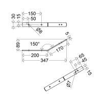 Haltewinkel HW 30 P