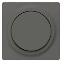 Dimmer-Abdeckplatte 5TC8903 carbonmetallic