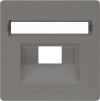 Netzwerk-Abdeckplatte 5TG1228 carbonmetallic