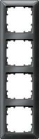 Rahmen 4-fach 5TG2554-6 carbonmetallic