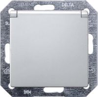 Steckdose 5UB1937 aluminium-metallic