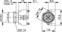 STX M12x1 EBB D-kod. 100007549