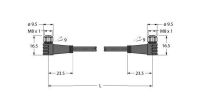 Aktuator- u. Sensorleitung PKWV3M-20-PKWV3M/TFW