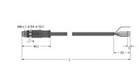 Aktuator- u. Sensorleitung PSGS4M-5/TEL