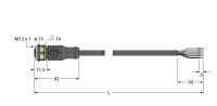 Aktuator- u. Sensorleitung RKC4.5T-2/TXY