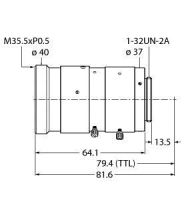 C-Mount Objektiv LCF75LEVMP