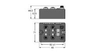 Compact Feldbus Station BLCDN-4M12S-8XSG-PD
