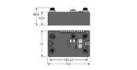 Compact Multiprot. Station BLCEN-1M12MT-1RS232