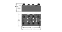 Compact Multiprot. Station BLCEN4M12MT4AI4AOVI