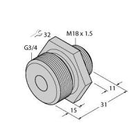 Einschraubadapter FCA-FCST-G3/4-A4