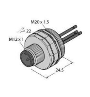Flanschstecker EC-FSDE4-0.5/20