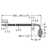 Glas-Lichtleiter IAT23SM8