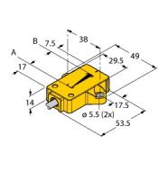 Induktiver Linearwegsensor LI25P1-QR14-LIU5X2
