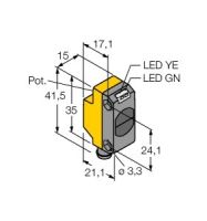 Opto-Sensor QS18VP6RBQ7