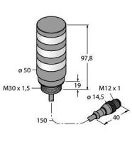 Signalsäule TL50BLGYR6PQPMA91210