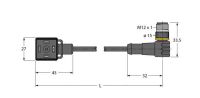Ventilsteckverbinder VAS04K81E5WSC5T/TEL Ventilsteckverbinder VAS04K81E5WSC5T/TEL