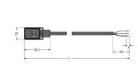 Ventilsteckverbinder VBS02-E80E-2/TEL