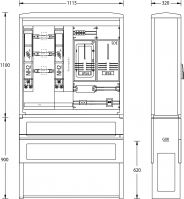 Zähleranschlußsäule WM-ZP-250A ENSO