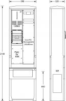 Zähleranschlußsäule ZAS-S-1-1MP WEMAG