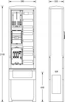 Zähleranschlußsäule ZAS-S-1-1VF N-ERGIE