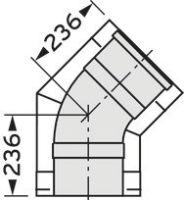 Bogen 45 Grad 0020095548