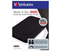 SSD 512GB USB 3.2 Typ A-C VERBATIM 53250