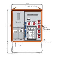 Anschlussverteilerschrank WAV0432CR1