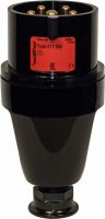 Stecker schwarz 63A 261SW