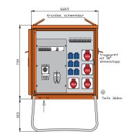 Verteilerschrank WV0315R1-K50