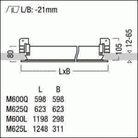 LED-Reinraumleuchte CL2 I 6200 #42932586