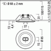 LED-Sicherheitsleuchte RESCLITE P #42931087