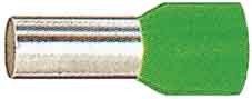 Aderendhülse m. Kragen grün 16,0 mm² L=12mm 177/GR Aderendhülse m. Kragen grün 16,0 mm² L=12mm 177/GR