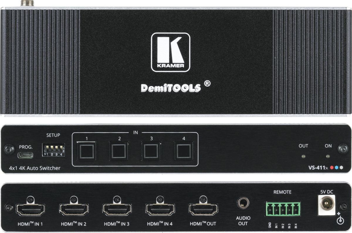 4K HDMI Auto-Switcher VS-411X 4K HDMI Auto-Switcher VS-411X