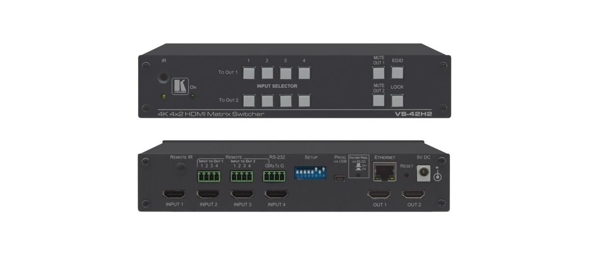 4K HDMI Matrix-Schalter VS-42H2 4K HDMI Matrix-Schalter VS-42H2