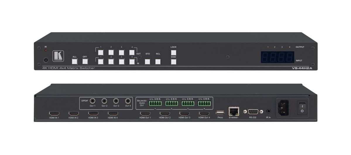 4K HDMI Matrix-Schalter VS-44H2A 4K HDMI Matrix-Schalter VS-44H2A